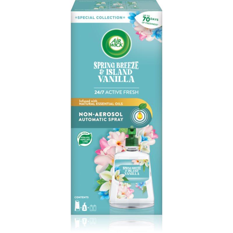 Air Wick Active Fresh Spring Breeze & Island Vanilla automatický osvěžovač vzduchu s náplní 228 ml