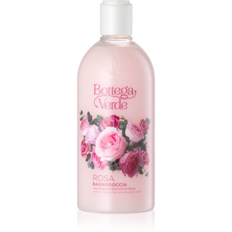 Bottega Verde Rosa pečující sprchová pěna s růžovou vodou 400 ml