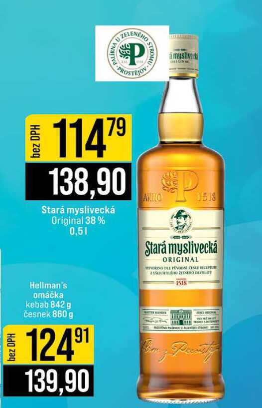 Stará myslivecká Original 38% 0,5l