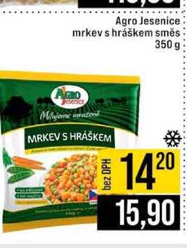 Agro Jesenice mrkev s hráškem směs 350 g 