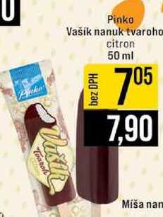 Pinko Vašik nanuk tvaroho citron 50 ml 