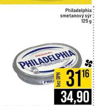 Philadelphia smetanový sýr 125 g 