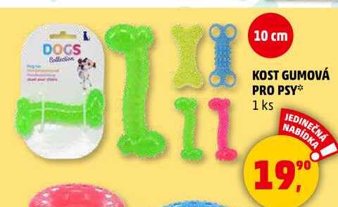 KOST GUMOVÁ PRO PSY, 1 ks
