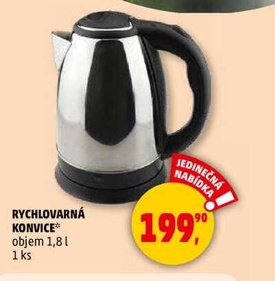 RYCHLOVARNÁ KONVICE objem 1,8, 1 ks  