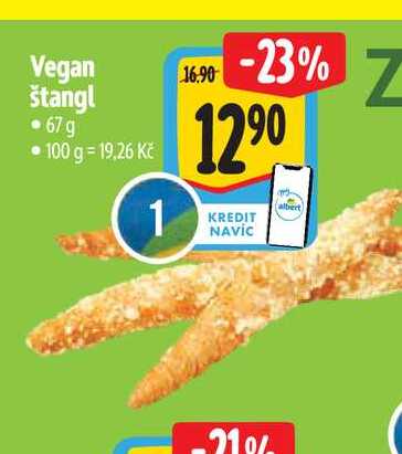 Vegan štangl 67 g 
