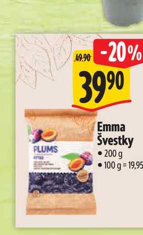  Emma Švestky 200 g 
