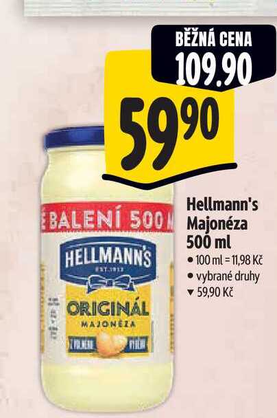  Hellmann's Majonéza 500 ml