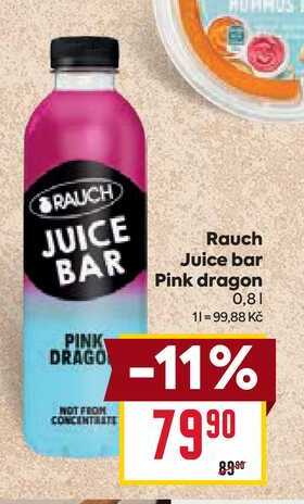 Rauch Juice bar Pink dragon 0,8l