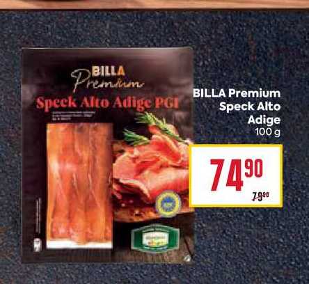 BILLA Premium Speck Alto Adige 100 g
