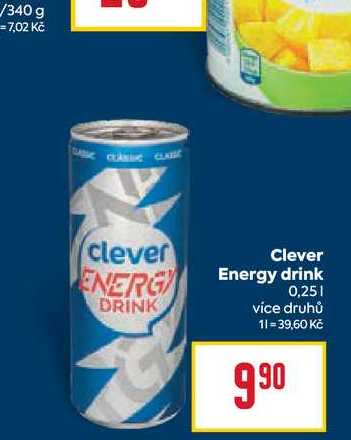 Clever Energy drink 0,25l