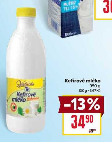 Kefírové mléko 950 g v akci