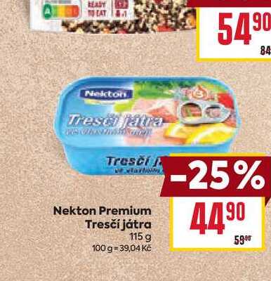 Nekton Premium Tresčí játra 115 g 