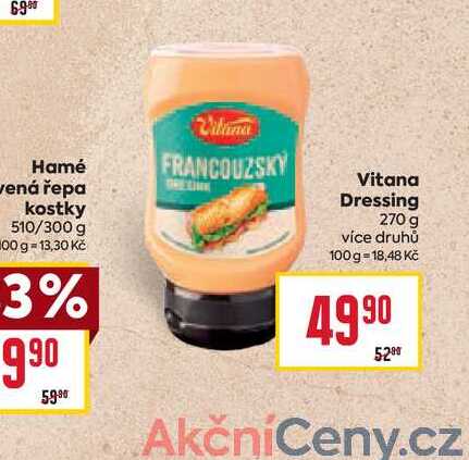 Vitana Dressing 270 g