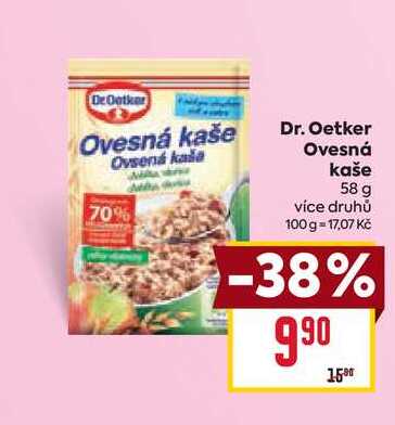 Dr. Oetker Ovesná kaše 58 g