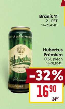 Hubertus Prémium 0,51, plech 