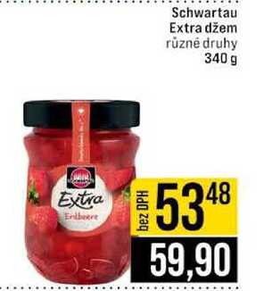 Schwartau Extra džem různé druhy 340 g 