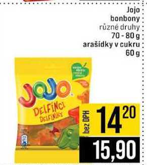 Jojo bonbony různé druhy 70-80 g