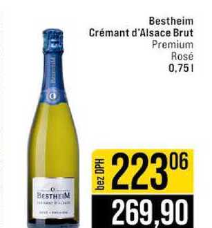 Bestheim Crémant d'Alsace Brut Premium Rosé 0,75l