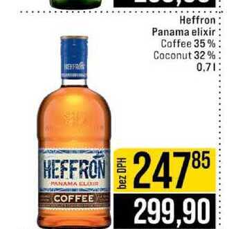 Heffron Panama elixir Coffee 35 % Coconut 32 % 0,7l