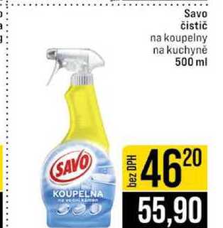 Savo čistič na koupelny na kuchyně 500 ml 