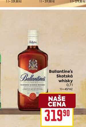 Ballantine's Skotská whisky 0,7l