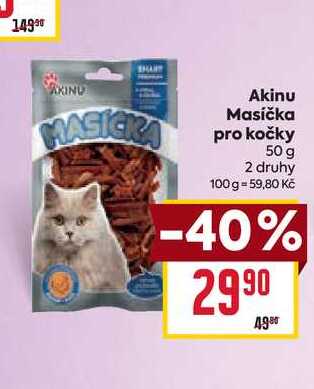 Akinu Masička pro kočky 50 g