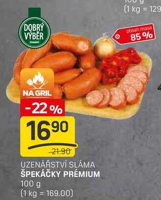 ŠPEKÁČKY PRÉMIUM 100 g