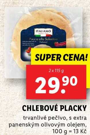 CHLEBOVÉ PLACKY, 2x 115 g