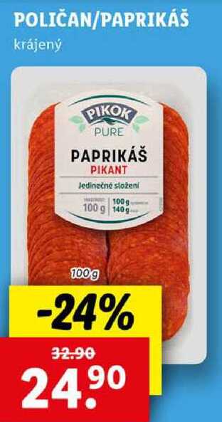 POLIČAN/PAPRIKÁŠ, 100 g
