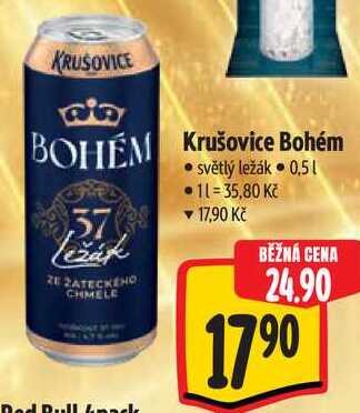 Krušovice Bohém, 0,5 l 