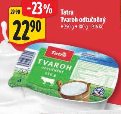 Tatra Tvaroh odtučněný, 250 g