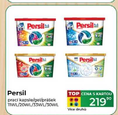 Persil prací kapsle/gel/prášek 11WL/20WL/33WL/30WL  