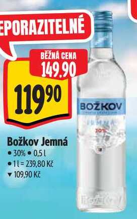 Božkov Jemná, 0,5 l