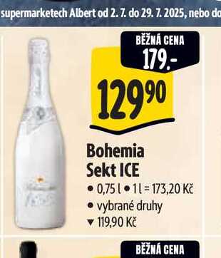  Bohemia Sekt ICE  0,75 l