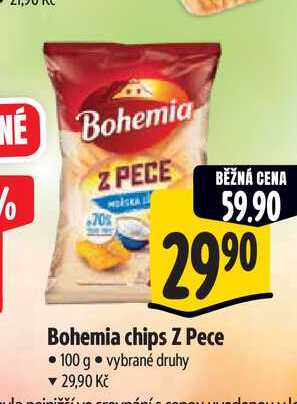  Bohemia chips Z Pece 100 g  