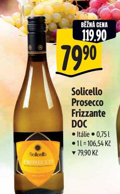  Solicello Prosecco Frizzante DOC 0,75 l