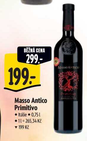   Masso Antico Primitivo 0,75 l