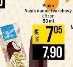 Vašík nanuk tvarohový citron 50 ml 