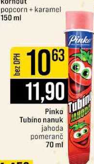 Pinke Tubino nanuk jahoda pomeranč 70 ml 