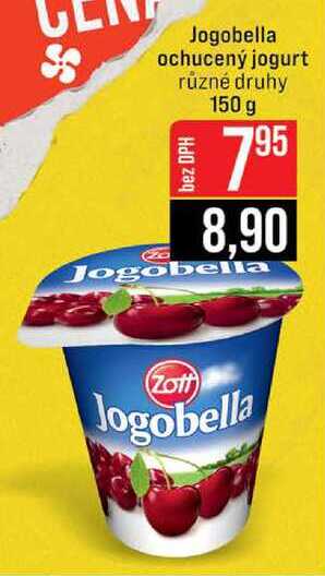 Jogobella ochucený jogurt různé druhy 150 g 