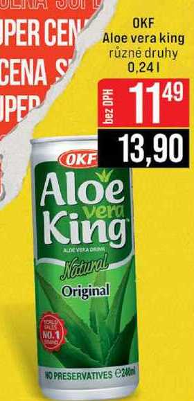 OKF Aloe vera king různé druhy 0,24l
