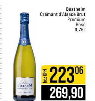 Bestheim Crémant d'Alsace Brut Premium Rosé 0,75l 