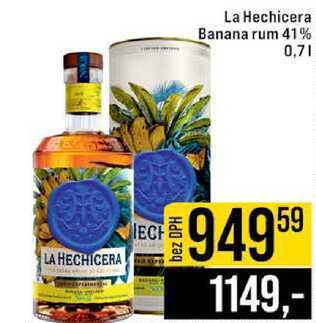 La Hechicera Banana rum 41% 0,7l