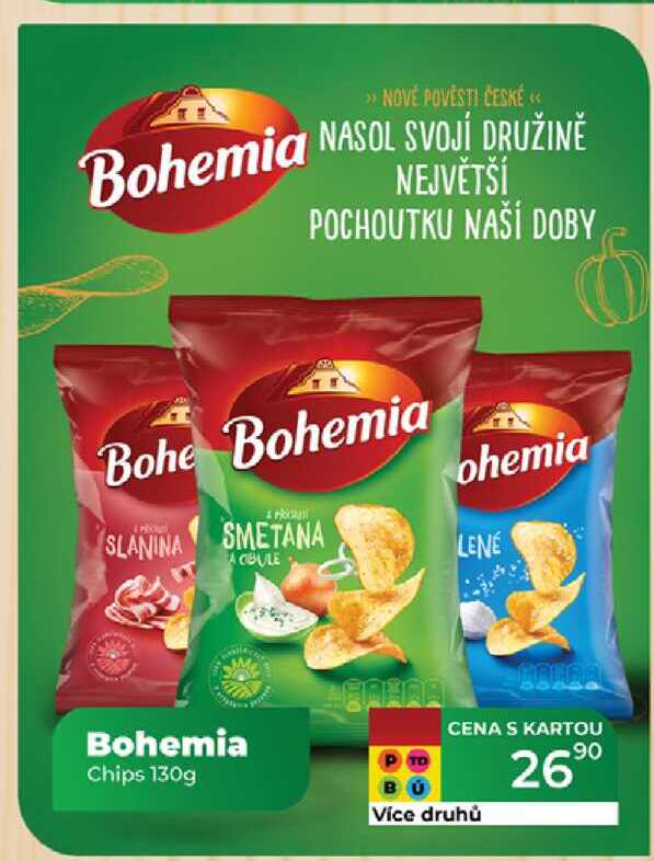 Bohemia Chips 130g 