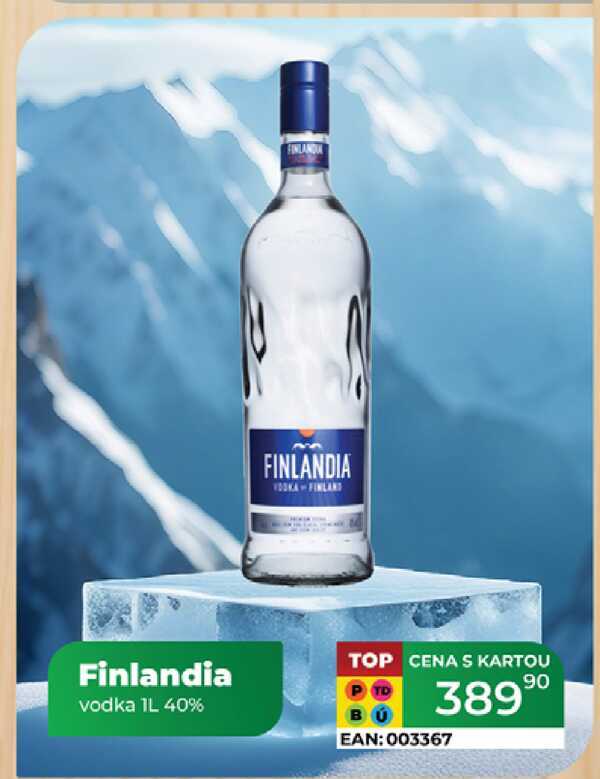 Finlandia vodka 1L 40%  