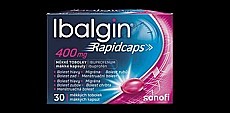 Ibalgin® Rapidcaps 400 mg 30 měkkých tobolek