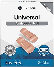 LIVSANE Univerzální náplasti 20 proužků