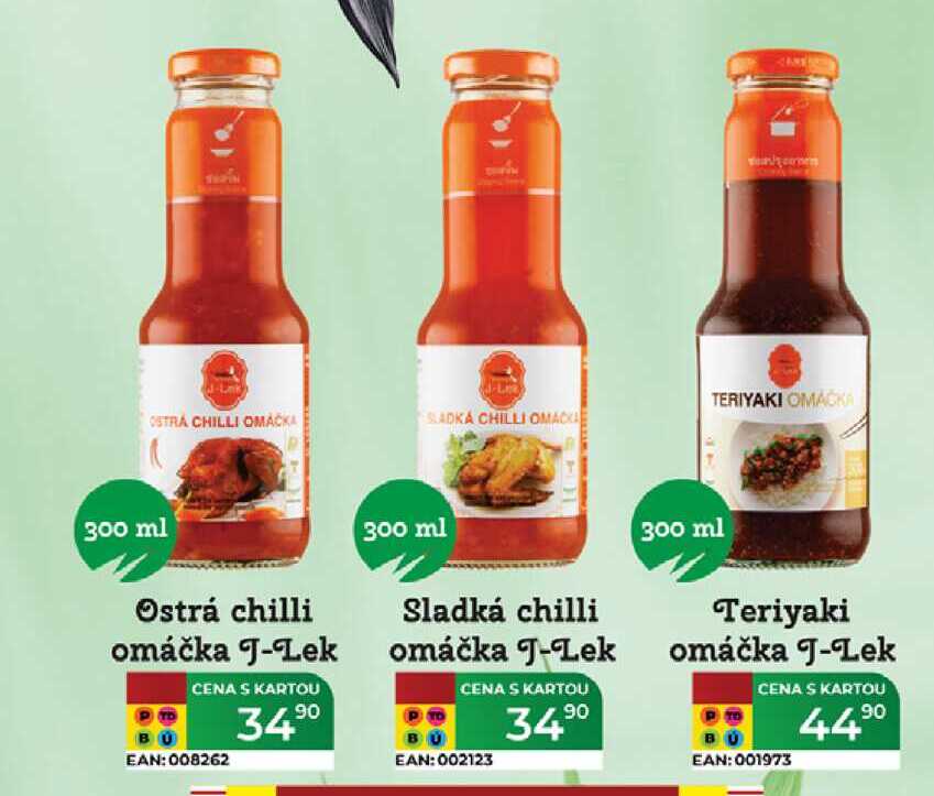 Ostrá chilli omáčka J-Lek 