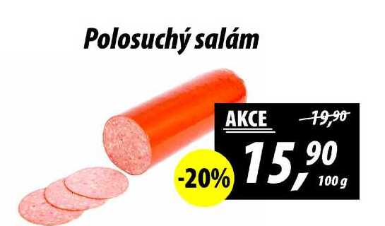 Polosuchý salám, 100 