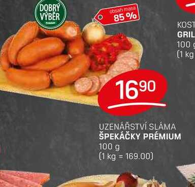 ŠPEKÁČKY PRÉMIUM 100g